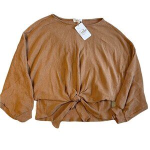 Casual Lightweight Front Knot Sweater